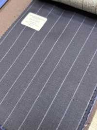 55CN5537 CANONICO PERENNIAL SUPER110'S Navy Kẻ Sọc[Vải] CANONICO Ảnh phụ
