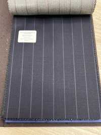 55CN5537 CANONICO PERENNIAL SUPER110'S Navy Kẻ Sọc[Vải] CANONICO Ảnh phụ
