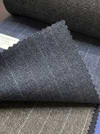 55CN5566 CANONICO TRADITIONAL WORSTED 21μ Navy Alternate Kẻ Sọc[Vải] CANONICO Ảnh phụ