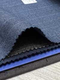 55CN5566 CANONICO TRADITIONAL WORSTED 21μ Navy Alternate Kẻ Sọc[Vải] CANONICO Ảnh phụ