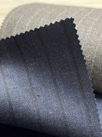 55CN5568 CANONICO TRADITIONAL WORSTED 21μ Navy Kẻ Sọc[Vải] CANONICO Ảnh phụ