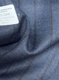 55CN5568 CANONICO TRADITIONAL WORSTED 21μ Navy Kẻ Sọc[Vải] CANONICO Ảnh phụ