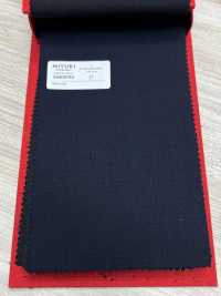 5MK0090 MIYUKI EVER WOOL (Miyuki Everwool) Màu Xanh Navy Vải Trơn Không Hoạ Tiết Miyuki Keori (Miyuki) Ảnh phụ