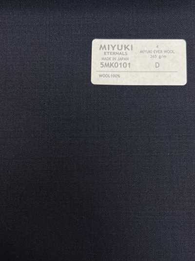 5MK0101 MIYUKI EVER WOOL Trơn xanh navy