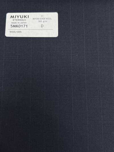 5MK0171 MIYUKI EVER WOOL (Miyuki Ever Wool) sọc xanh navy