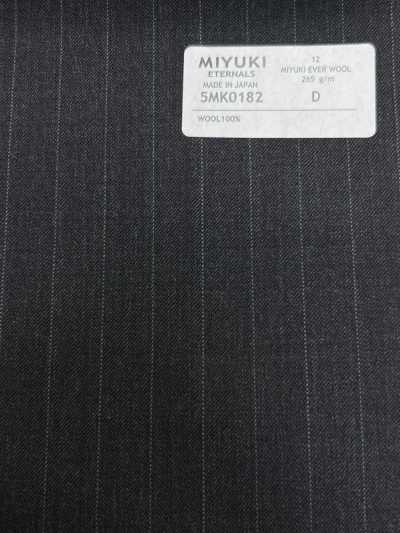 5MK0182 MIYUKI EVER WOOL Sọc xám than