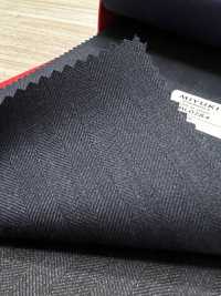 5ML0284 MIYUKI EVER WOOL (Miyuki Everwool) Màu Xanh Dệt Xương Cá[Vải] Miyuki Keori (Miyuki) Ảnh phụ