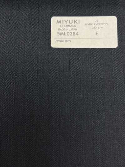 5ML0284 MIYUKI EVER WOOL (Miyuki Ever Wool) dệt xương cá màu xanh dương