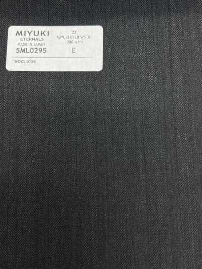 5ML0295 MIYUKI EVER WOOL Họa tiết xương cá xám than