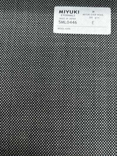 5ML0446 MIYUKI EVER WOOL (Miuyuki Ever Wool) họa tiết mắt chim màu xám