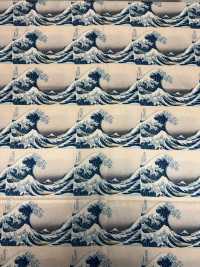 TPS3001 Mẫu Lặp Lại Vải Lót In Hình Katsushika Hokusai Ảnh phụ