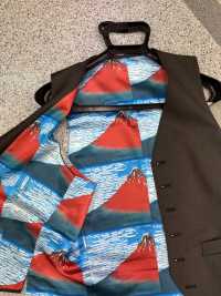 TPS3002 Mẫu Lặp Lại Vải Lót In Hình Katsushika Hokusai Ảnh phụ