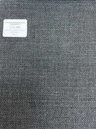CNJ306 CANONICO Mẫu kinh điển 21μMONTECARLO JACKETING vải dệt hopsack màu xám trơn