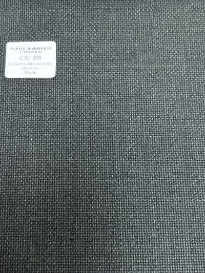 CNJ309 CANONICO dòng kinh điển 21μ MONTECARLO vải may jacket hopsack xanh đậm trơn