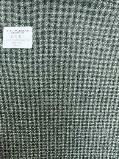 CNJ310 CANONICO Định dạng cơ bản 21μ MONTECARLO JACKETING hopsack xanh lá trơn