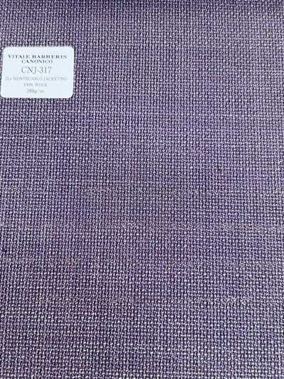 CNJ317 CANONICO dòng cơ bản 21μ MONTECARLO vải may áo khoác hopsack màu lavender trơn