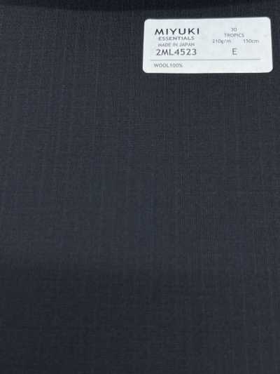 2ML4523 26SS Vải MIYUKI Essentials TROPICS sọc xanh navy