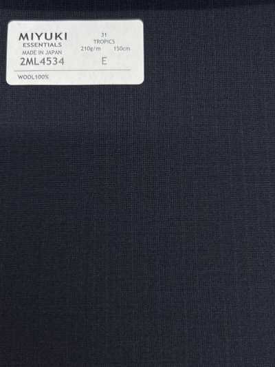 2ML4534 26SS Vải MIYUKI ESSENTIALS TROPICS sọc xanh navy
