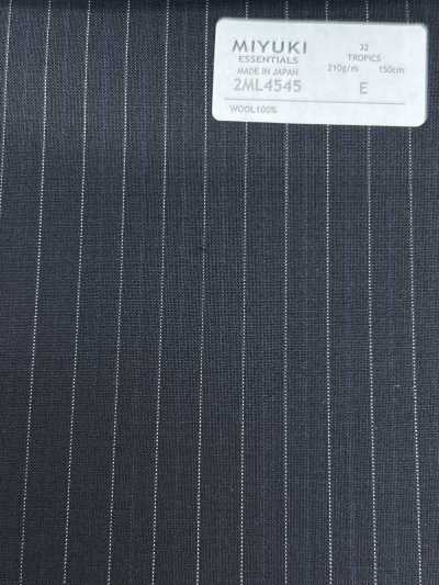 2ML4545 26SS Vải MIYUKI ESSENTIALS TROPICS xanh navy sọc