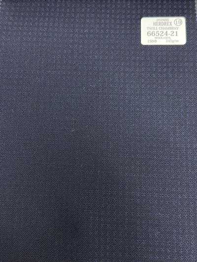 66524-21 26SS HERDREX 【chambray dệt chéo】 chambray dệt chéo