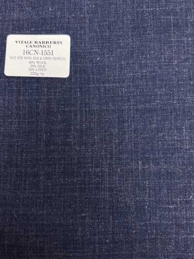 16CN1551 26SS VBC Vitale Barberis Canonico SUPERSONIC NATURAL STRETCH LEN LỤA & LANH TROPICAL