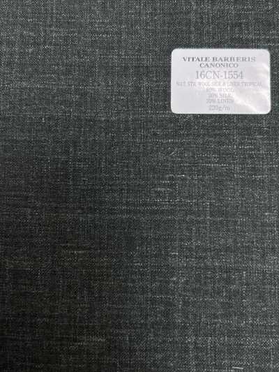 16CN1554 26SS VBC Vitale Barberis Canonico SUPERSONIC co giãn tự nhiên WOOL SILK & LINEN TROPICAL