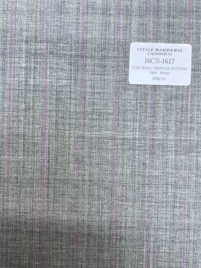 16CN1617 26SS VBC Vitale Barberis Canonico vải suit tropical len nguyên chất