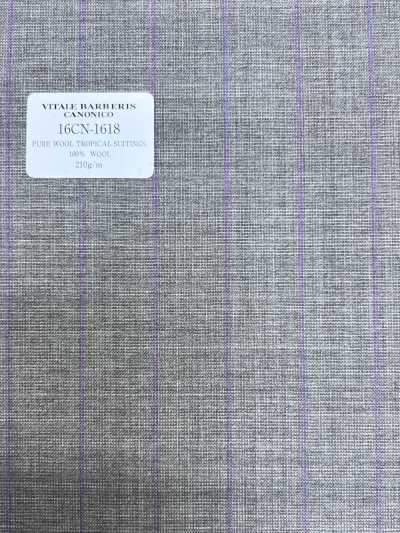 16CN1618 26SS VBC Vitale Barberis Canonico Vải may vest tropical len nguyên chất