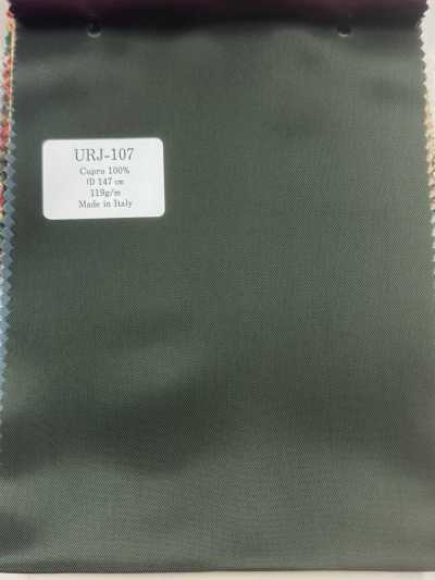 URJ-107 Vải lót in cupro 100% sản xuất tại Ý, trơn, xanh lá