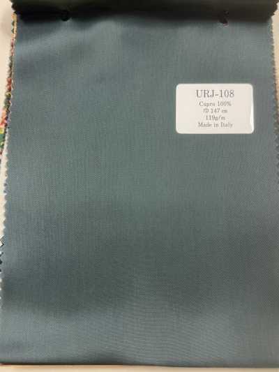 URJ-108 Lót in cupro 100% sản xuất tại Ý, trơn, xanh lam ngả lục
