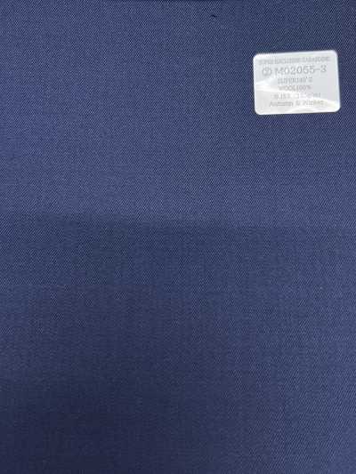 M02055-3 Dòng độc quyền KUNISHIMA1850 【SUPER EXCLUSIVE GABARDINE】 xanh lam trơn
