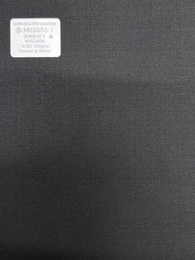 M02055-1 KUNISHIMA1850 dòng độc quyền 【GABARDINE SIÊU ĐỘC QUYỀN】 màu đen trơn