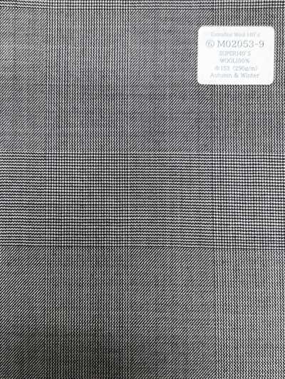 M02053-9 Dòng độc quyền KUNISHIMA1850【Extrafine Wool 140’s】caro Glen đen trắng