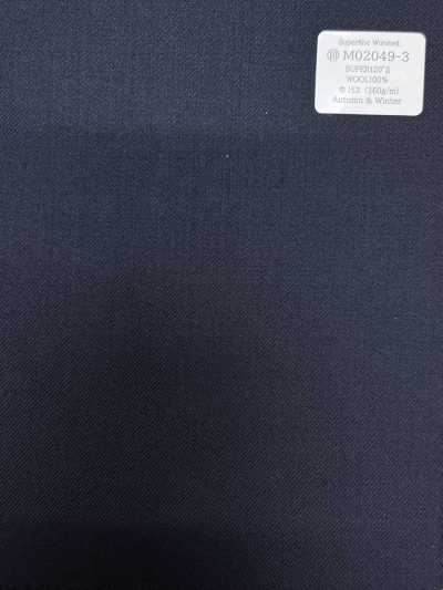 M02049-3 KUNISHIMA1850 Dòng độc quyền 【Superfine Worsted】 xanh navy trơn