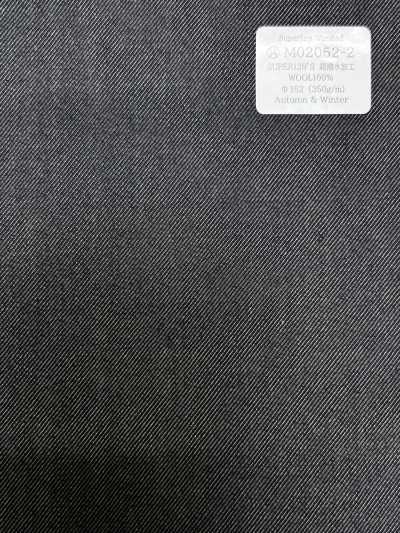 M02052-2 KUNISHIMA1850 Exclusive line 【Superfine Worsted】 xử lý siêu chống thấm nước denim xanh navy trơn