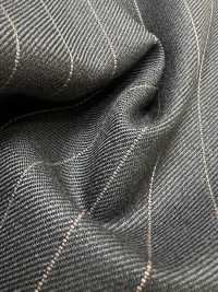 M02059-4 KUNISHIMA1850 Dòng độc quyền 【Superfine Worsted】 Xám kẻ sọc chì[Vải] Công Ty TNHH Kunishima Hình ảnh bổ sung
