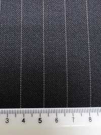 M02059-4 KUNISHIMA1850 Dòng độc quyền 【Superfine Worsted】 Xám kẻ sọc chì[Vải] Công Ty TNHH Kunishima Hình ảnh bổ sung