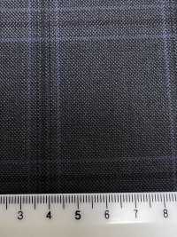 M02063-5 Dòng Sản Phẩm độc Quyền KUNISHIMA1850 【Sợi Len Siêu Mịn】 Kẻ Caro Xám[Vải] Công Ty TNHH Kunishima Ảnh phụ