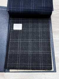 M02065-4 Dòng Sản Phẩm độc Quyền KUNISHIMA1850 【Sợi Len Siêu Mịn】 Kẻ Caro Xám Tro Kẻ Caro[Vải] Công Ty TNHH Kunishima Ảnh phụ