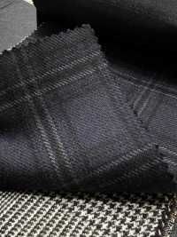 M02045-3 KUNISHIMA1850 Dòng độc Quyền [SOMO CASHMERE 100%] Kẻ Caro 3D Màu Xanh Hải Quân[Vải] Công Ty TNHH Kunishima Ảnh phụ