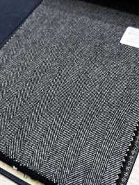 M02047-5 KUNISHIMA1850 Dòng độc Quyền 【SOMO CASHMERE 100%】 Dệt Xương Cá Xám[Vải] Công Ty TNHH Kunishima Ảnh phụ
