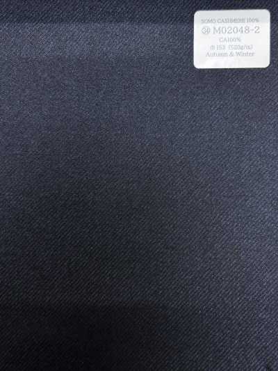 M02048-2 Dòng độc quyền KUNISHIMA1850 【SOMO CASHMERE 100%】 xanh navy trơn