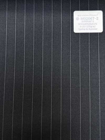 M02067-2 KUNISHIMA1850 Dòng độc quyền 【W/S Executive Stripe】 Sọc xanh đậm