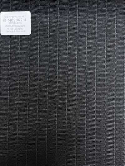 M02067-4 KUNISHIMA1850 Dòng độc quyền 【W/S sọc cao cấp】 sọc xám than đậm