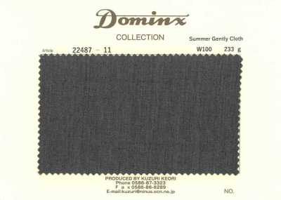 22487-11 Summer Gently Cloth 100% len DOMINX xám đậm