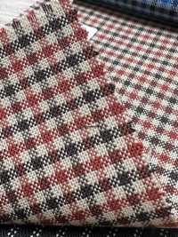 MH6511-BR Vải Wool Mohair Nhẹ Kiểu Tonic Sản Xuất Tại Nhật Bản, Kẻ Caro Màu Nâu Tiêu Chuẩn Ảnh phụ