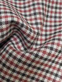 MH6511-BR Vải Wool Mohair Nhẹ Kiểu Tonic Sản Xuất Tại Nhật Bản, Kẻ Caro Màu Nâu Tiêu Chuẩn Ảnh phụ