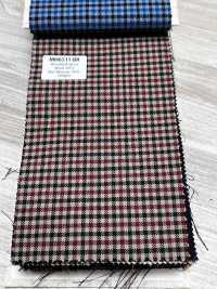 MH6511-BR Vải Wool Mohair Nhẹ Kiểu Tonic Sản Xuất Tại Nhật Bản, Kẻ Caro Màu Nâu Tiêu Chuẩn Ảnh phụ