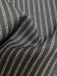 MH6521-BK Vải Wool Mohair Dệt Trơn Kiểu Tonic Sản Xuất Tại Nhật Bản, Tiêu Chuẩn, Kẻ Sọc Màu đen Ảnh phụ