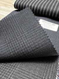 MH2431-NV Vải Len Mohair Chải Kỹ Kiểu Tonic, Kẻ Caro, Màu Xanh Navy, Tiêu Chuẩn – Sản Xuất Tại Nhật Ảnh phụ